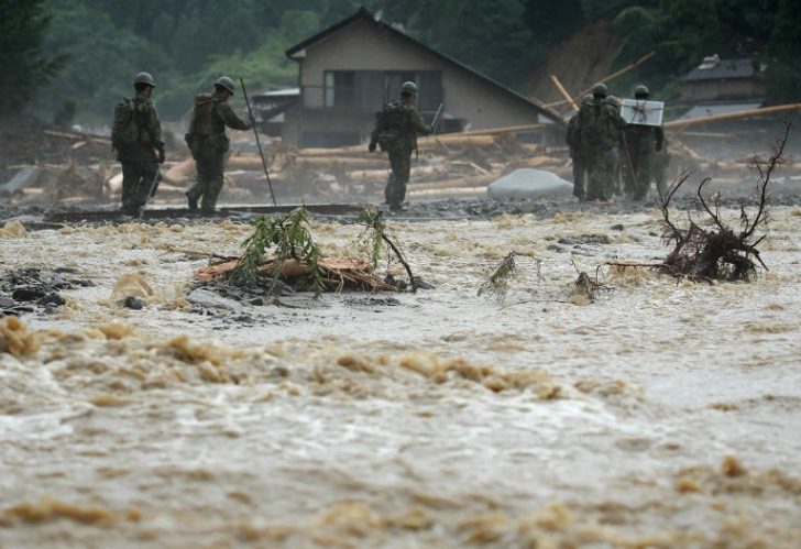 JAPAN-WEATHER-FLOOD
