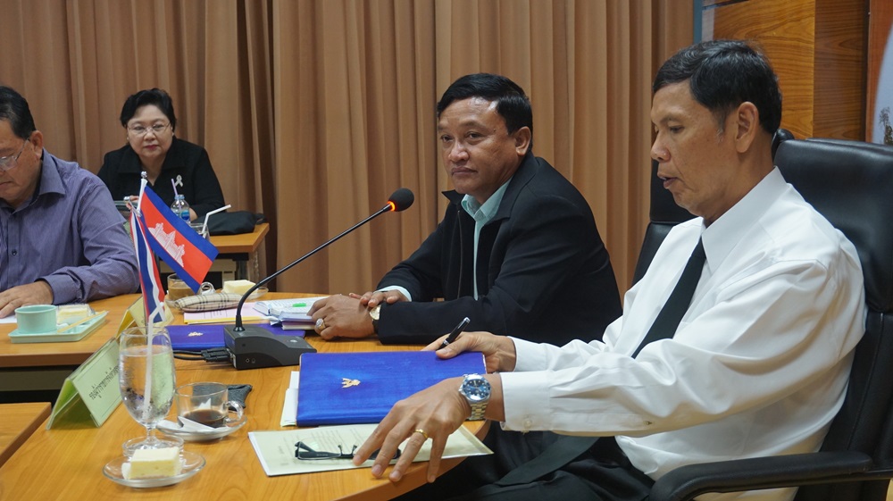 สระแก้ว-พระตะบอง กัมพูชา ประชุมชี้แจงพ.ร.ก.ต่างด้าวฯ หารือการเปิดด่านถาวรบ้านเขาดิน
