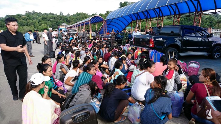 7-แรงงานทเตรยมกลบจงหวดเกาะสอง