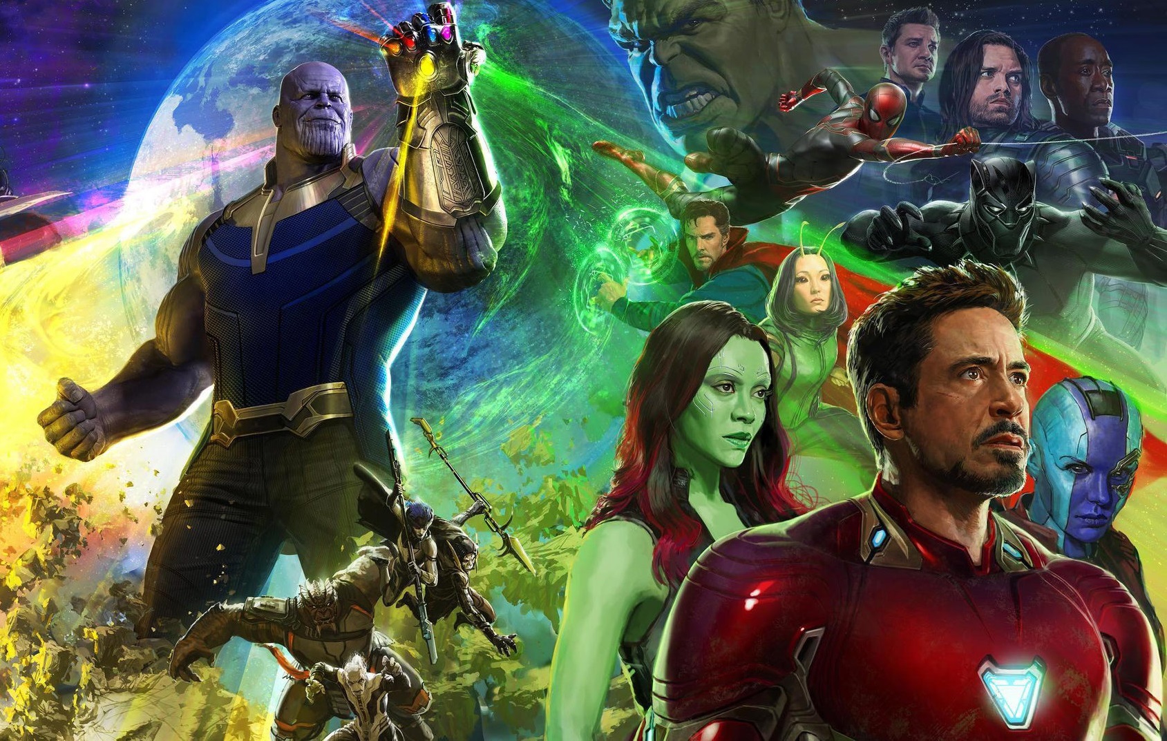 จักรวาลแทบแตก! ใบปิดเวอร์ชั่นคอมิคคอน Avengers: Infinity War มีตัวละคร 28 ตัว