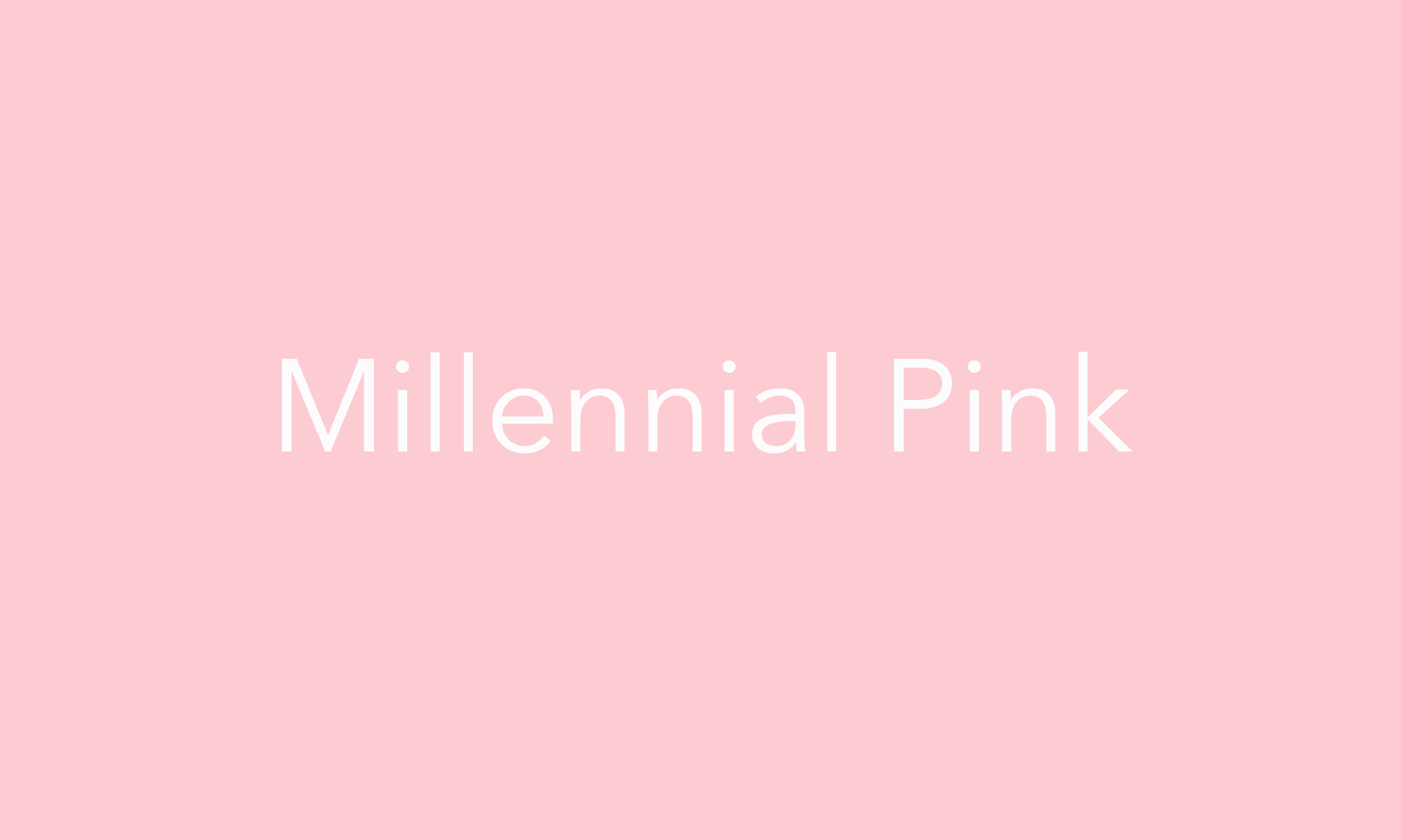 Look Of The Week : ฉีกกฎความละมุน กระเเสฮิตสีชมพูเเห่งปีกับ “Millenial Pink”