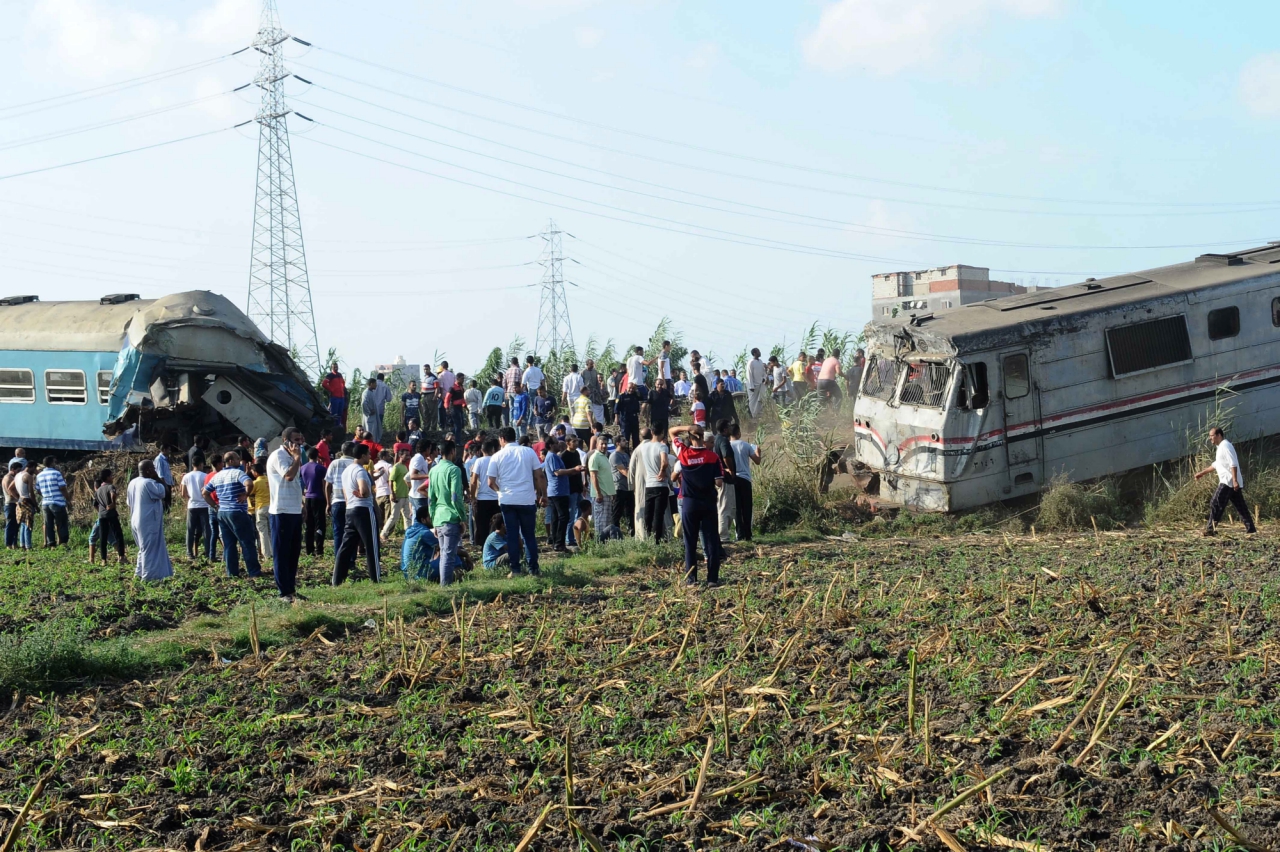รถไฟอียิปต์ชนประสานงา ยอดเสียชีวิตพุ่ง 41 ศพ เจ็บนับร้อย!