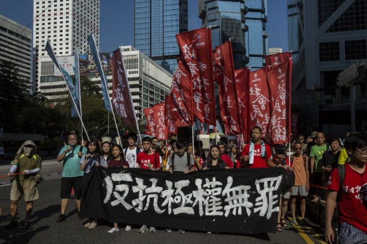 HONG KONG-CHINA-POLITICS-DEMOCRACY-PROTEST