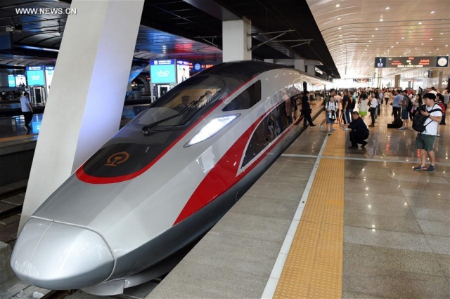 จีนเตรียมปล่อยรถไฟหัวกระสุนความเร็วสูง “ฟู่ซิง” เส้นทางปักกิ่ง-เซี่ยงไฮ้ วิ่งเป็นทางการ ก.ย.นี้