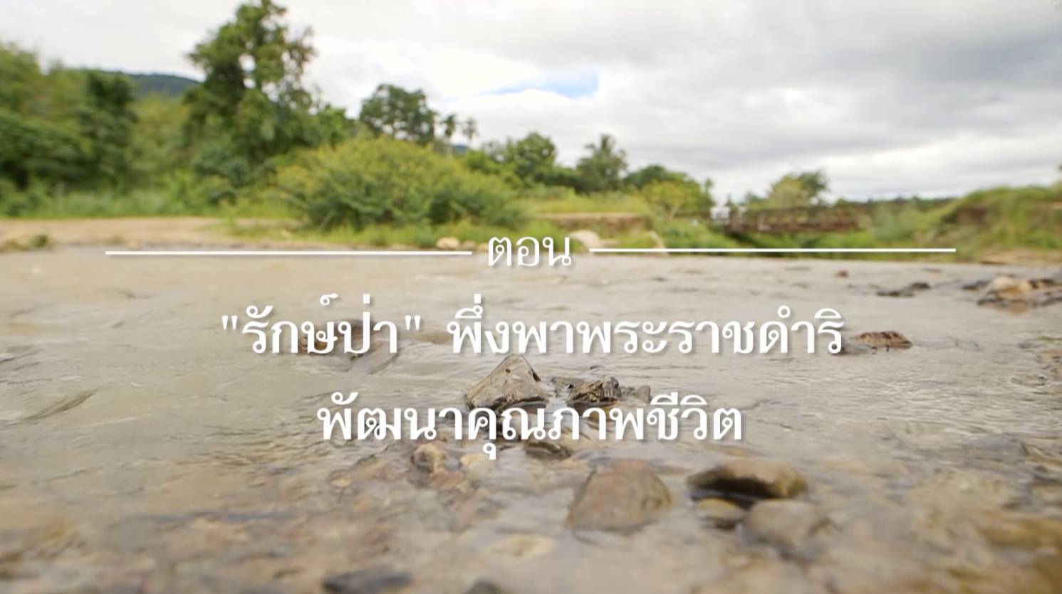 สารคดี เสียงจากแผ่นดิน ตอน 6 “รักษ์ป่า” พึ่งพาพระราชดำริ พัฒนาคุณภาพชีวิต