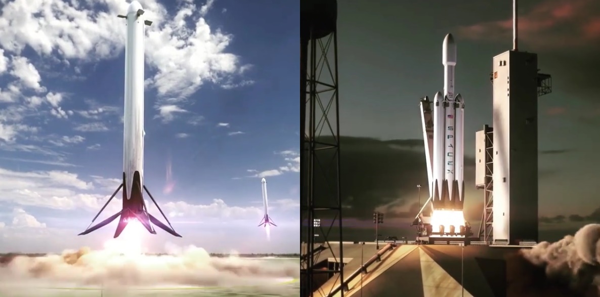 ไม่หยุดพัฒนา อีลอน มัสก์เผยภาพ “Falcon Heavy” จรวดใช้ซ้ำได้-ส่งอาหารสู่สถานีอวกาศ