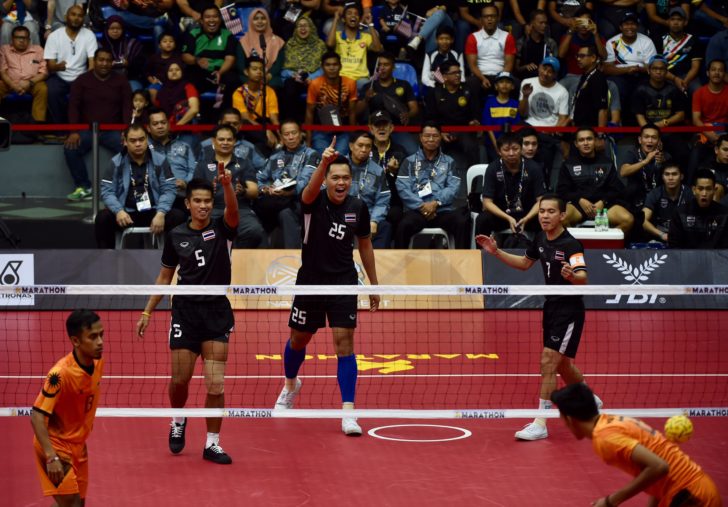 “ตะกร้อชุดชายไทย” ย้ำแค้นมาเลย์ 3-0 ผงาดครองแชมป์ซีเกมส์สมัย 16