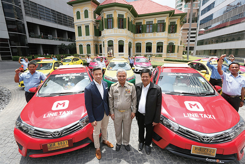 ลุยเปิดLINE TAXIปลายปี เพิ่มแม่เหล็กดึงคนใช้แอป
