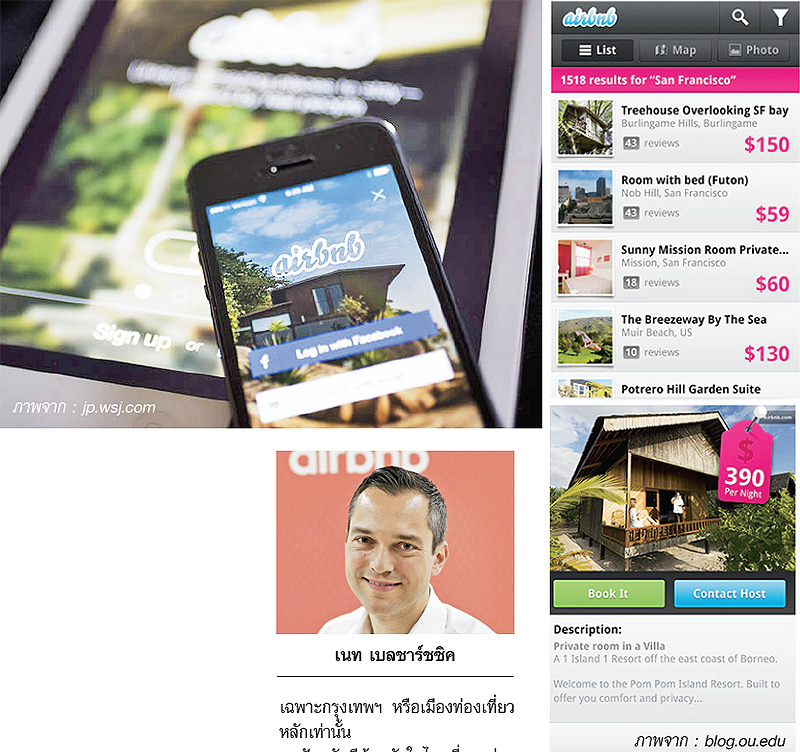 “แชริ่งอีโคโนมี” สุดบูม Airbnb ขยาย “ขนาดธุรกิจ” ย้ำผู้นำ