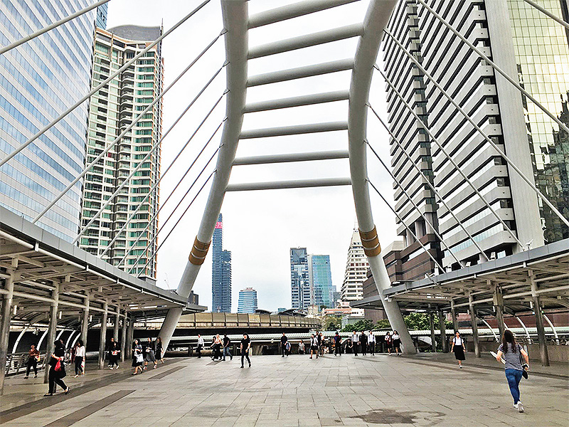 สงครามเจ้าสัวแข่งสร้าง “sky walk” ซีพี-บีทีเอส-เบียร์ช้าง-MBK เนรมิตรที่เช็คอินกลางเมือง