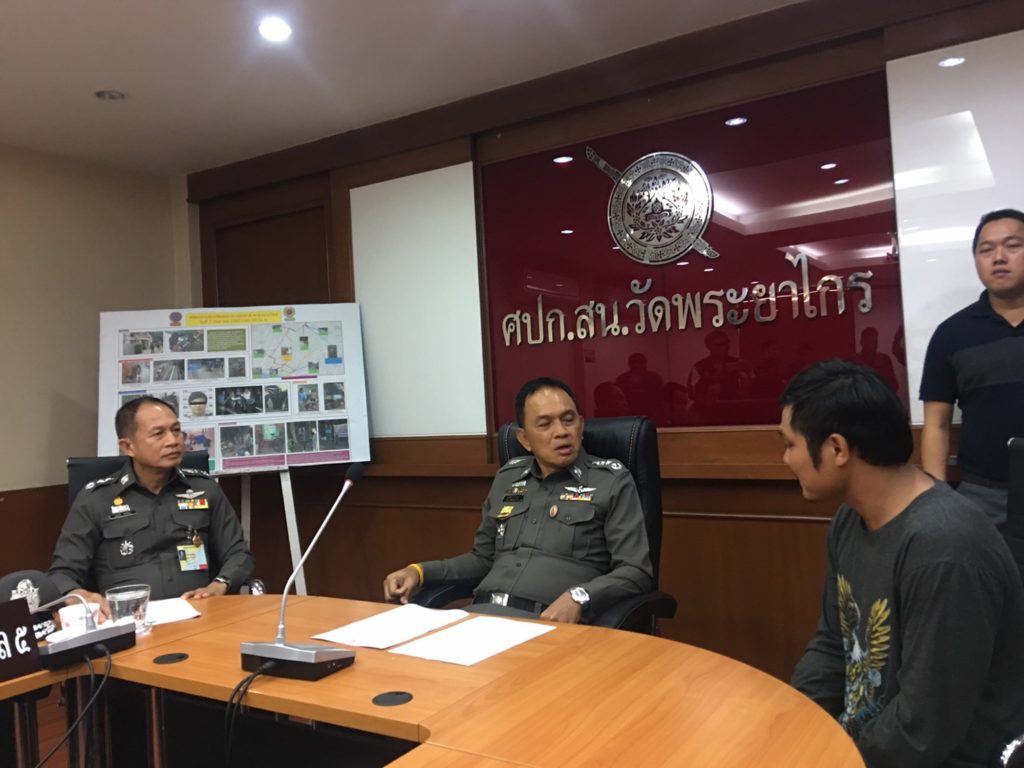 “ศานิตย์”แถลงเองจับโจรปล้นธนาคารธนชาต บางโคล่ ผู้ต้องหาสารภาพนำเงินกว่า2แสนปลดหนี้