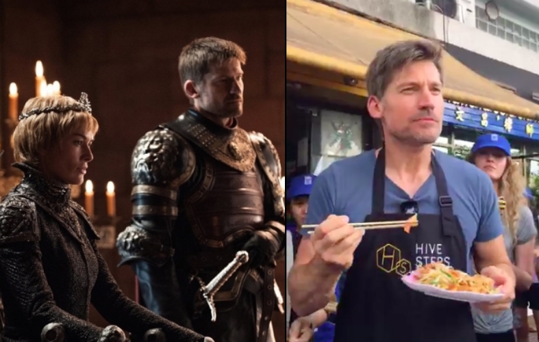 ลีลาดีไม่แพ้ฟันดาบ! นักแสดง Game of Thrones เยือนไทย ควงตะหลิวโชว์ทำผัดไทยแบบสดๆ