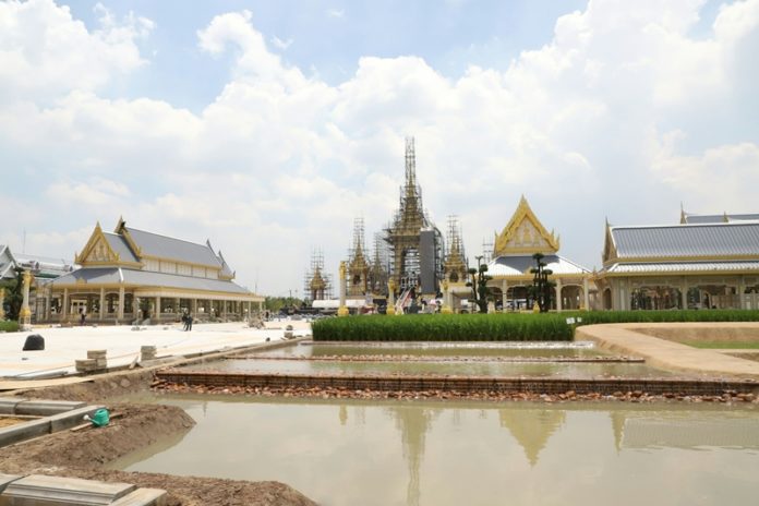 “สมเด็จพระเทพฯ” พระราชทานกำลังใจเจ้าหน้าที่ พระเมรุมาศเสร็จสมบูรณ์ 10 ต.ค.