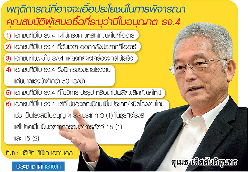 “ทีพีเคฯ” เปิดประเด็น อ้าง “รง.4” ซื้อข้าวรัฐเสี่ยง “ฮั้วประมูล”