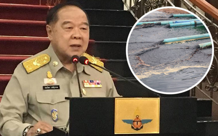 “บิ๊กป้อม” เผย จนท.เร่งแก้บ่อบำบัดน้ำเสียโรงงานเอทานอลพังที่สุพรรณฯ