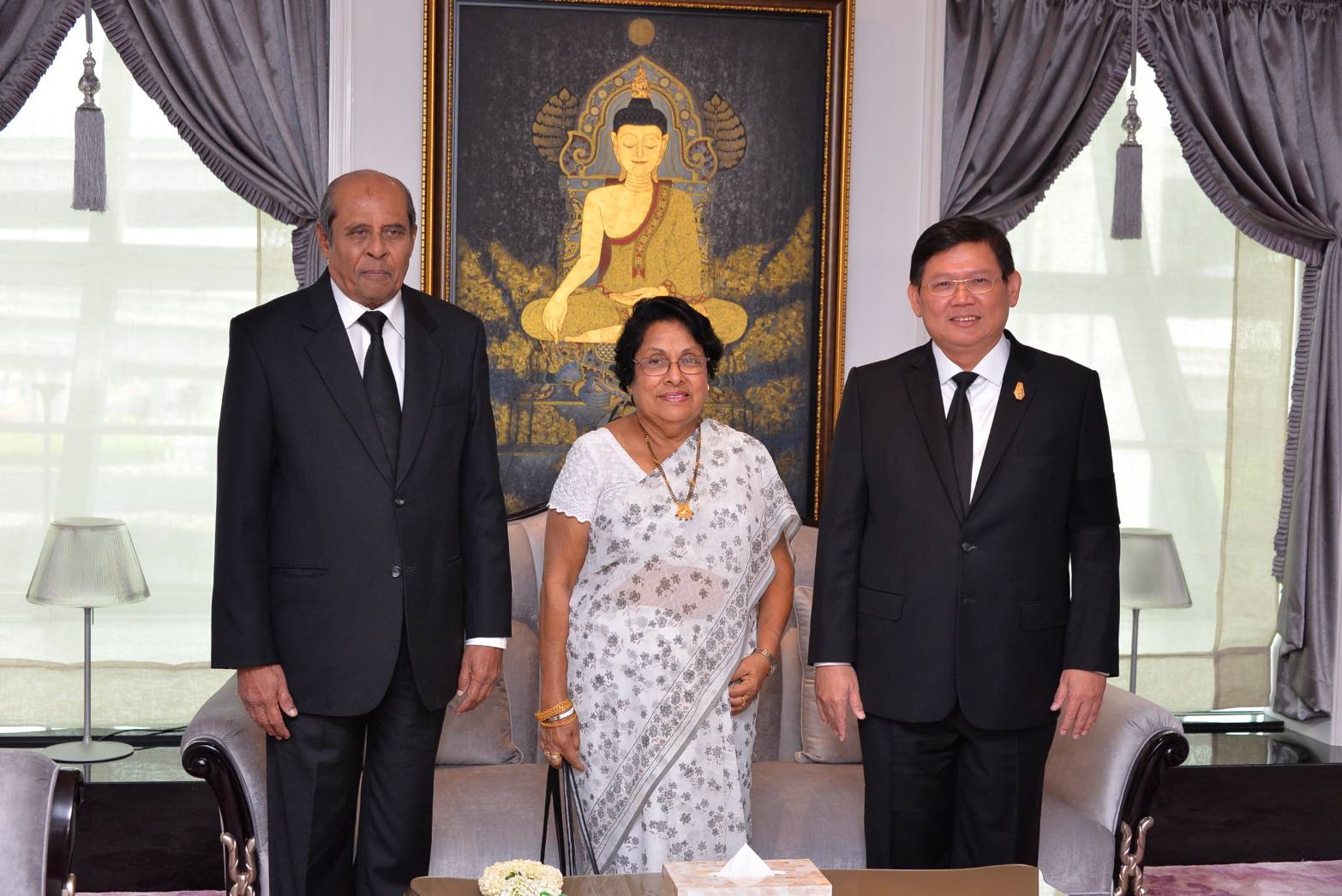 รัฐมนตรีว่าการกระทรวงการต่างประเทศศรีลังกา ถึงไทยร่วมพระราชพิธีถวายพระเพลิงฯ ในหลวง ร.9