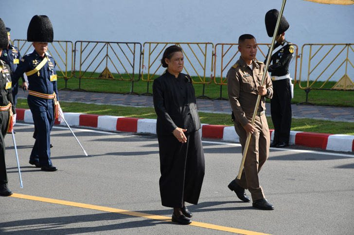 สมเด็จพระเทพฯ ทรงร่วมซ้อมริ้วขบวนพระบรมราชอิสริยยศพื้นที่จริงครั้งที่ 2