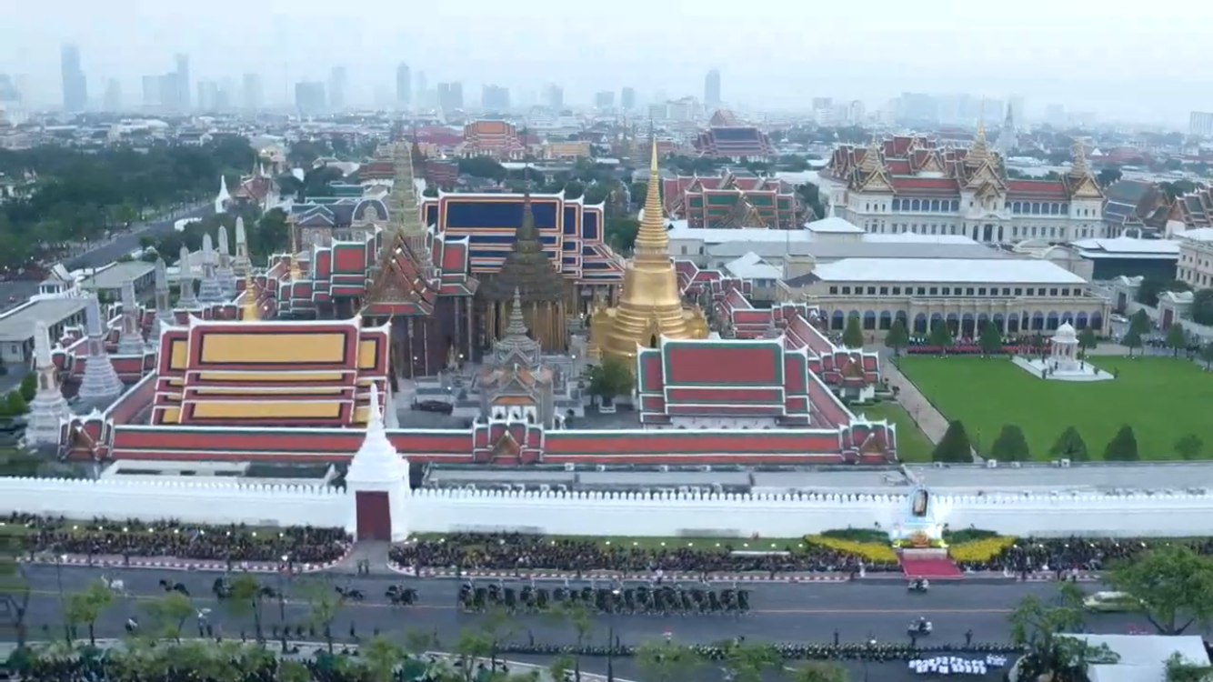 สรุปยอดประชาชนร่วมพิธีถวายพระเพลิงฯพื้นที่ชั้นใน-รอบสนามหลวง 2.3 แสนคน