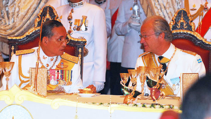 สวีเดนจัดพิธีถวายพระเกียรติสูงสุด ในหลวงรัชกาลที่ 9 วันที่ 26 ต.ค.นี้ ที่สต็อกโฮล์ม