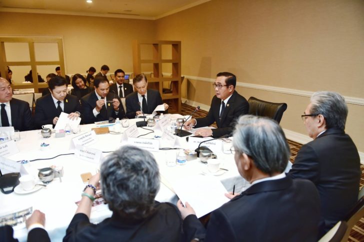 ‘ประยุทธ์’ ถกนักธุรกิจไทย ย้ำมะกันมุ่งพัฒนาความร่วมมือทุกด้าน