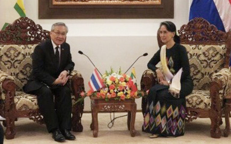 “ดอน” หารือปัญหารัฐยะไข่กับ”ซูจี” และผบ.มินอ่องไหล่ บอกไทยพร้อมช่วย