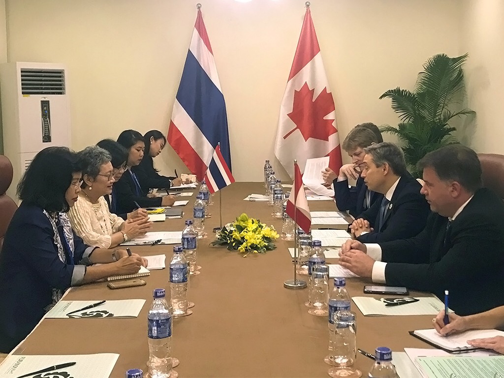 ไทยจับมือเเคนาดา ขยายการค้า-ลงทุนในอุตสาหกรรมใหม่ พร้อมเชิญนักธุรกิจเเคนาดาลงทุนใน EEC