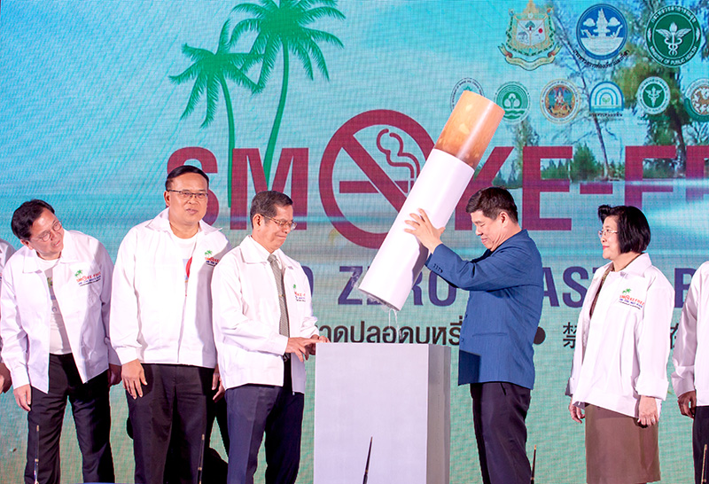 ทช.นำร่อง 24 หาดปลอดบุหรี่ อนาคตคลีนแอร์ เสน่ห์เที่ยวทะเลไทย