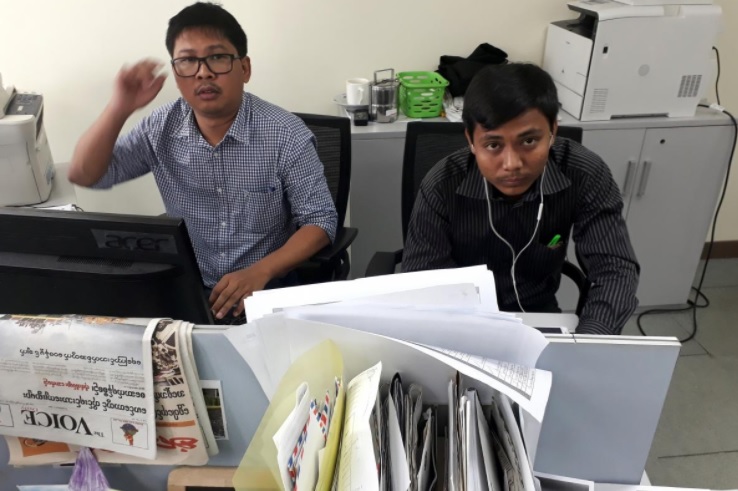 เมียนมา จับกุม 2 นักข่าวรอยเตอร์ ฐานมี “เอกสารลับ” ความรุนเเรงรัฐยะไข่ สหรัฐร้องให้ปล่อยตัว