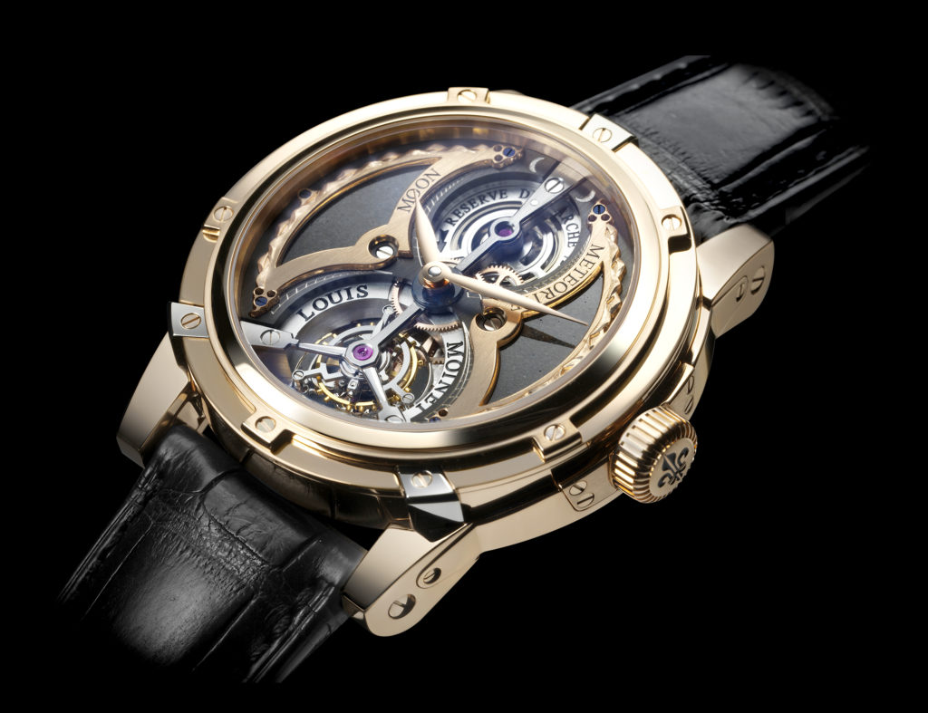 หน้าปัดของนาฬิกา Louis Moinet Meteoris