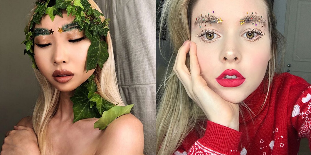 ยกกันมาทั้งต้น! “Christmasbrows” ส่องเทรนด์คิ้ว “คริสต์มาส” จากเหล่าบิวตี้บล็อกเกอร์มะกัน