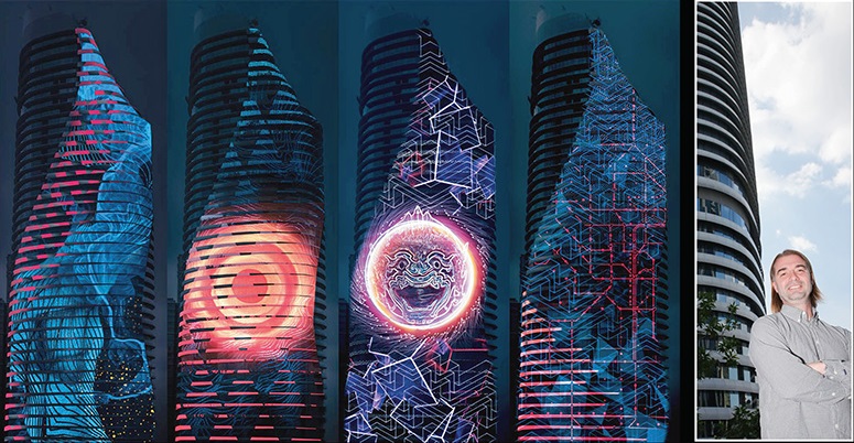 ศิลปิน “ไลม์ไลต์” เบื้องหลัง 3D Mapping ตึกแมกโนเลียส์
