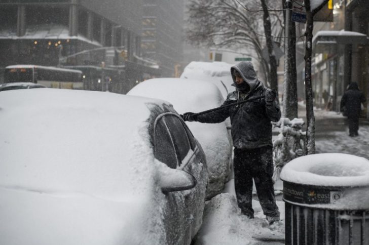 Massive Winter Storm Brings Snow And Heavy Winds