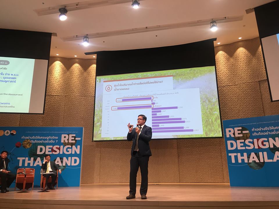 เผยมุมมองเศรษฐศาสตร์ วิเคราะห์ข้อดี-ข้อเสีย ปมกังขา”เก็บค่าน้ำ”ในพ.ร.บ.ทรัพยากรน้ำ