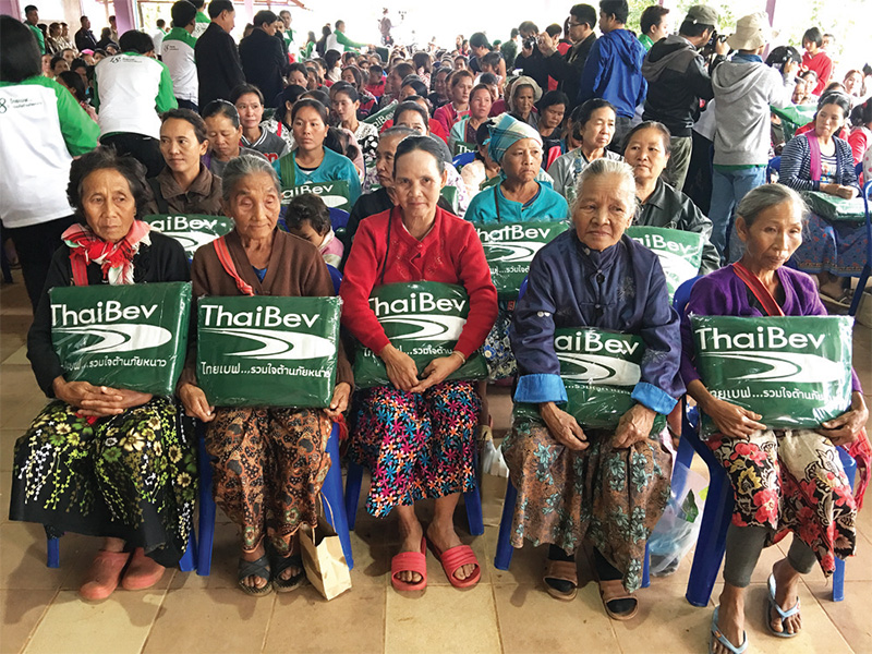 18 ปี ผ้าห่มเพื่อชุมชน ไทยเบฟ…รวมใจต้านภัยหนาว