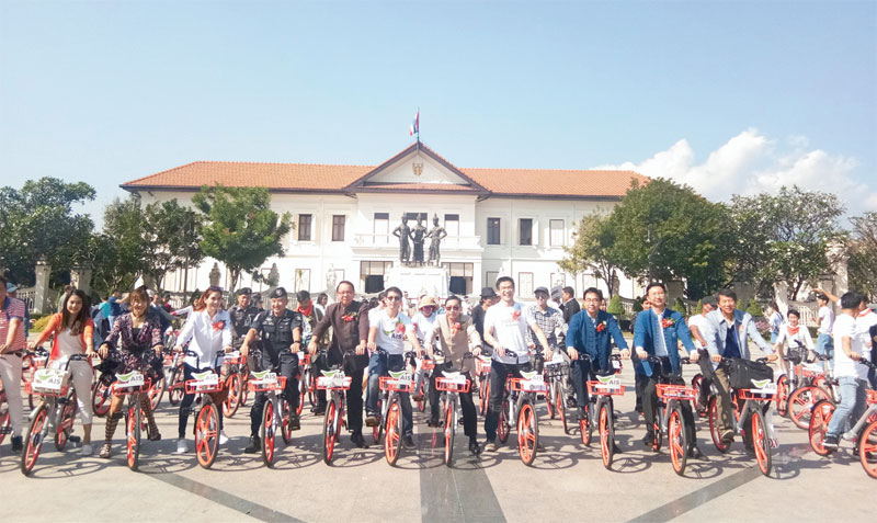 Mobike รุกเชียงใหม่ หนุนเมืองจักรยาน