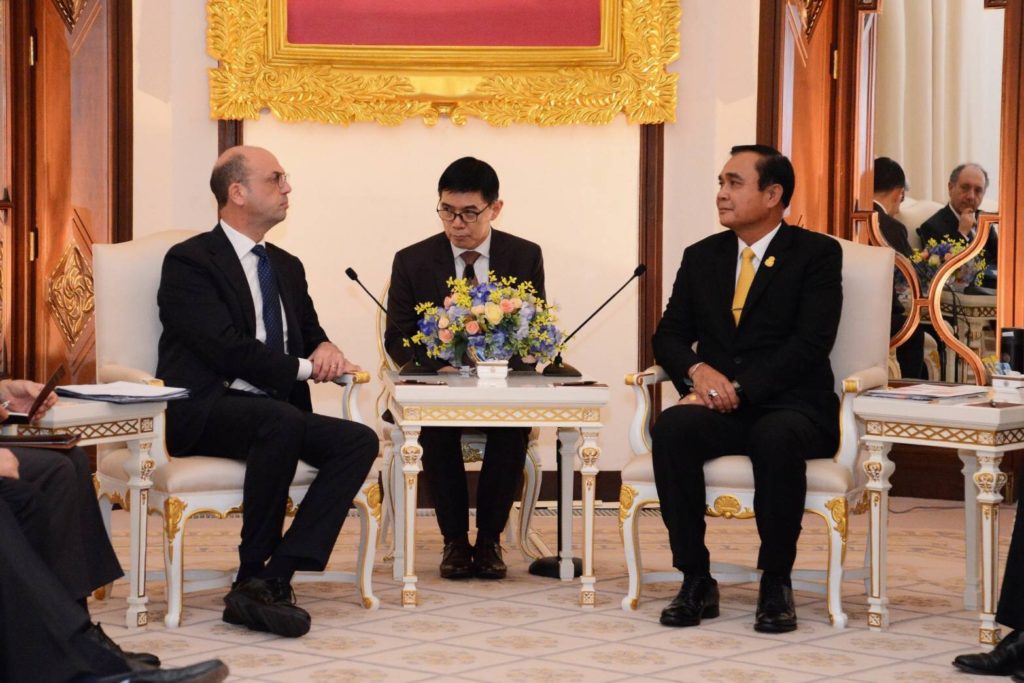 รมว.ตปท.อิตาลี เข้าพบ “บิ๊กตู่” ยันเข้าใจสถานการณ์การเมืองไทย พร้อมแจ้งต่อชาติสมาชิกอียู