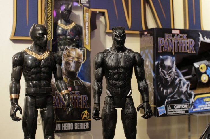 US-ENTERTAINMNET-FILM-BLACKPANTHER-TOYS-RETAIL-MARVEL