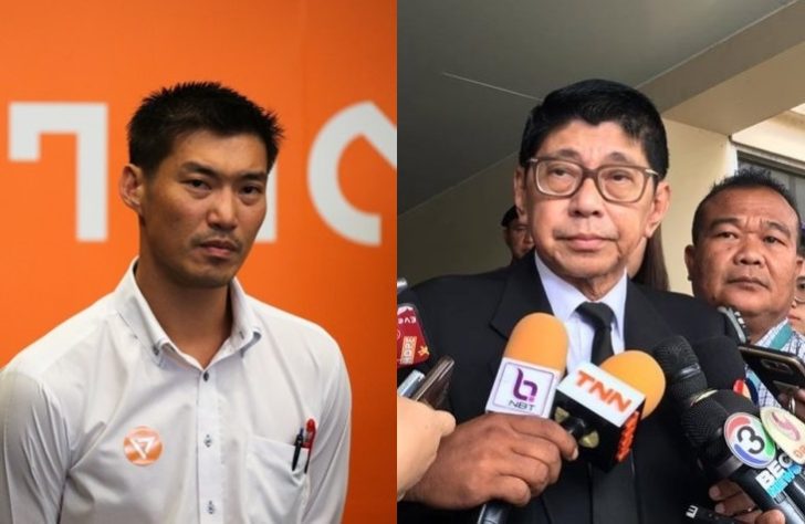 Thanathorn Juangroongruangkit, the founder of Thailand's Future Forward Party, looks on during the launch of the party in Bangkok