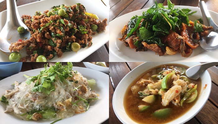 “ร้านป้า บ้านอำเภอ(เจ้าเก่านาเกลือ)” ปลาดุกกรอบผัดเผ็ด แกงขี้เหล็ก-เขียวหวาน-เนื้อทอด สุโค่ย
