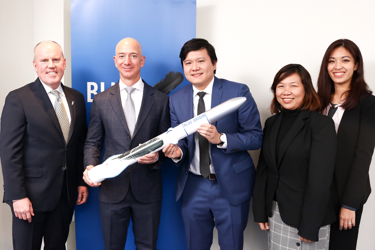 mu Space สตาร์ทอัพไทย จับมือ Blue Origin ส่งดาวเทียมขึ้นวงโคจรด้วยจรวดNew Glenn ปลายปี63