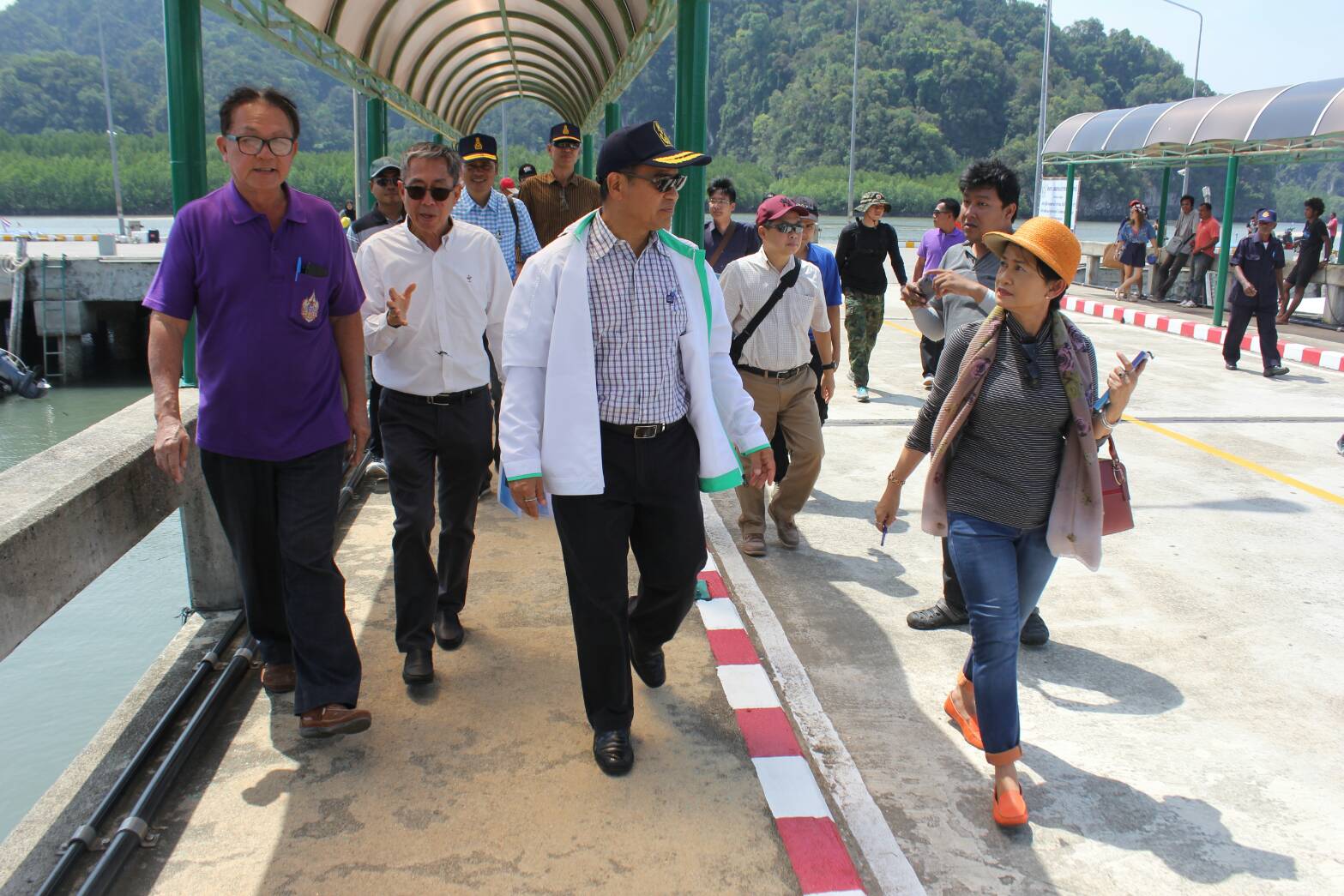 พ่อเมืองภูเก็ตสำรวจเส้นทางเดินเรือ เสริมท่องเที่ยวเชื่อมพังงา-กระบี่