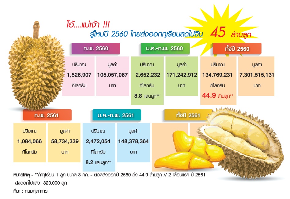 คนไทยหวั่นกินทุเรียนแพง หลังเกิดปรากฎการณ์ลูกค้า”อาลีบาบา” ช็อปทุเรียนถล่ม