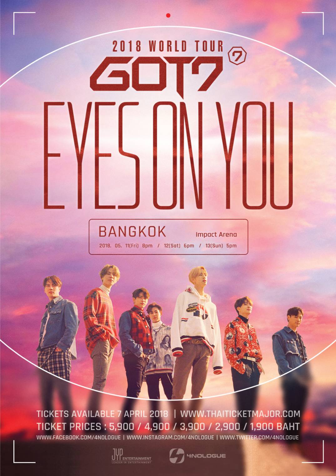 “เอฟดับบลิวดีประกันชีวิต” ชวนเหล่าอากาเซสุดฟินร่วมคอนเสิร์ต GOT7 2018 WORLD TOUR ‘EYES ON YOU’ IN BANGKOK