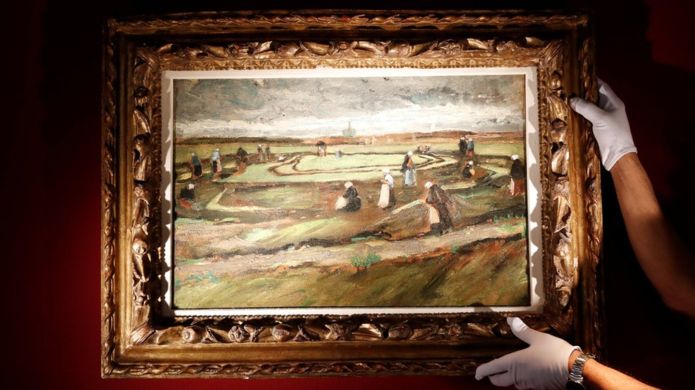 นักสะสมอเมริกันประมูลภาพวาดทิวทัศน์ “แวนโก๊ะ” เกือบ 300 ล้านบาท
