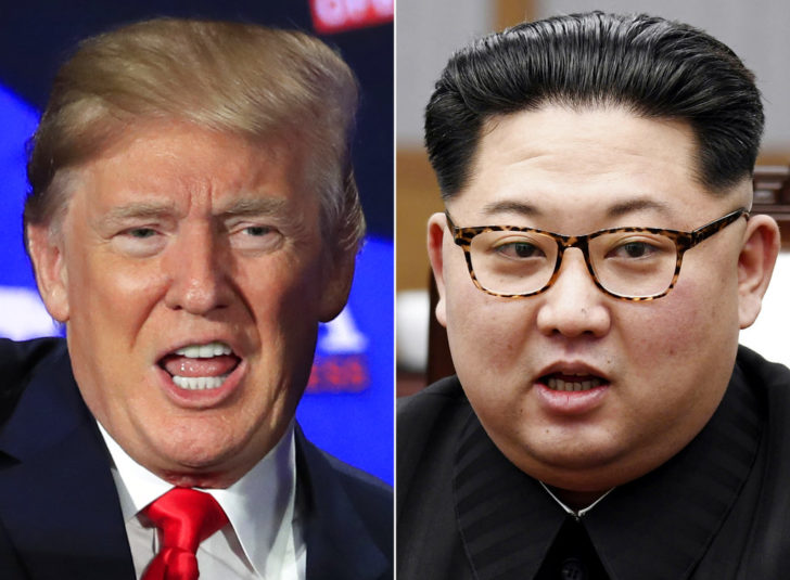Kim Jong Un, Donald Trump