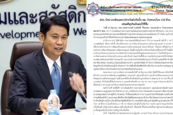 ปปง.ยึดทรัพย์อดีตปลัดพม.กับพวก 88 ล้าน ทุจริตโกงเงินคนไร้ที่พึ่ง!