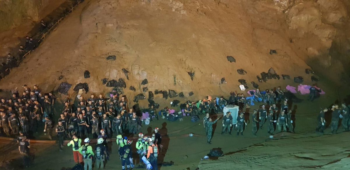 “ทบ.” คงกำลัง 1,131 นาย ปฏิบัติงานร่วมช่วยทีมหมูป่าออกจากถ้ำหลวง