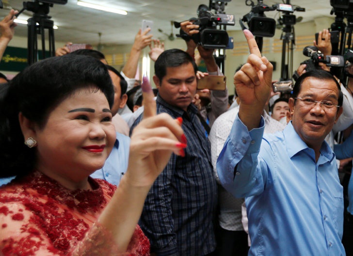 ประกาศชัยชนะ! พรรคสมเด็จฯฮุน เซน กวาดที่นั่งอย่างน้อย 100 จาก 125 เก้าอี้