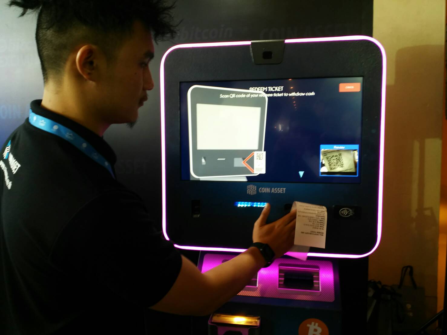 ถึงยุค ‘Crypto ATM’ กดซื้อขายเงินดิจิทัลง่ายๆ “คอยน์ แอสเซท” เผยโฉมตู้แรกในอาเซียน