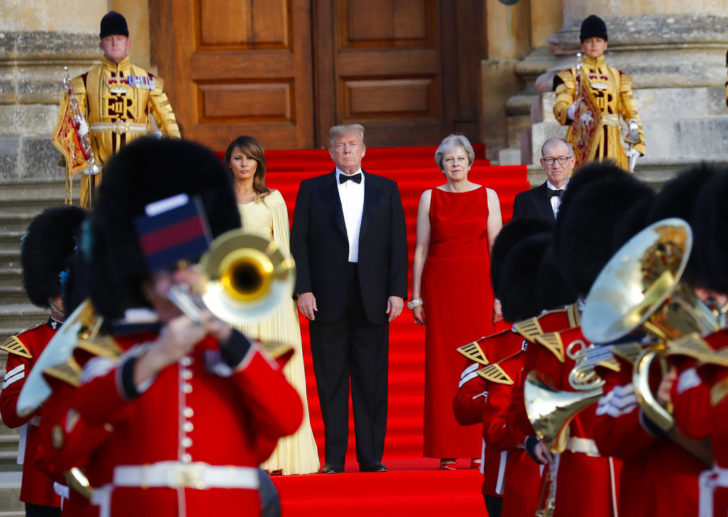 Donald Trump, Melania Trump, Theresa May, Philip May